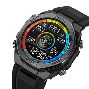 Skmei - 2209 - Digital Step Count Pedometer Watch - colorful/black image 5