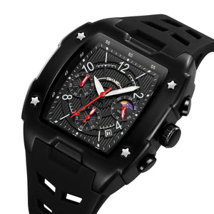 SKMEI - 9345 - Multifunctional Chronograph Quartz Watch - black image 0