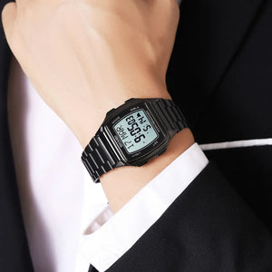 SKMEI - 2240 - Qibla Azan Time Reminder Prayer Watch - black image 2