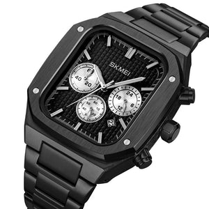 SKMEI - 2201 - Square Chronograph Watch - Black image 0
