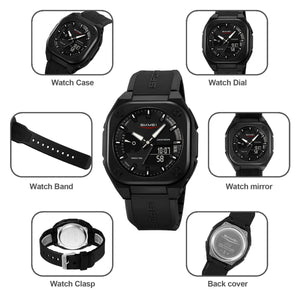 Skmei - 2328 - World Master Dual Display Watch - Black image 6