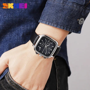 Skmei - 2182 - Simply Date Stopwatch - Silver image 2