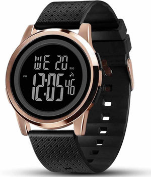 SKMEI - 1502 - Digital Thin Dial Waterproof Wrist Watch - rose gold image 2