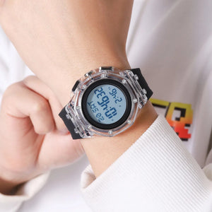 Skmei - 2481 - Heavy Duty Sports Digital Watch - white/black image 5