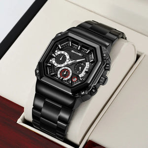 Skmei - 9359 - Quartz Chronograph Heavy-Duty Metal Build - black image 1