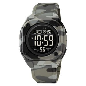 Skmei - 2160 - Smart Digital Functions Watch - grey camo image 0