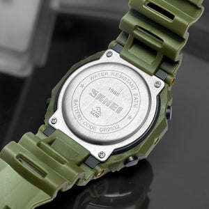 Skmei - 1988 - Street Armor Digital Watch - Army Green image 3