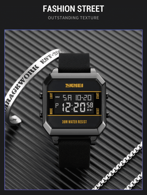 Skmei - 1848 - Waterproof LED Luminous - Black image 3