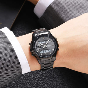 Skmei 2284 World Master Dual Display Watch - Black image 2