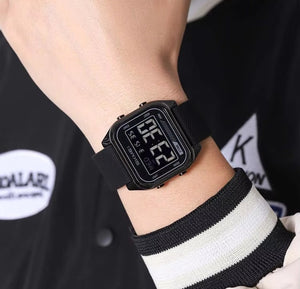 Skmei - 2496 - Digital LED Waterproof Watch - Black/Black image 4