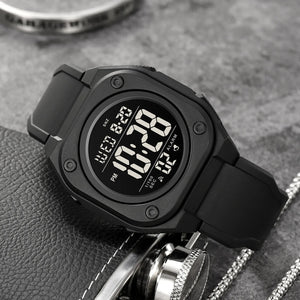 Skmei - 2160 - Smart Digital Functions Watch - black-black image 3