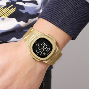 SKMEI 2428 Digital Casual Sports Watch - gold image 2