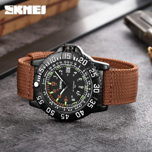 SKMEI - 9281 - High Quality Luxury Watch - Brown image 0