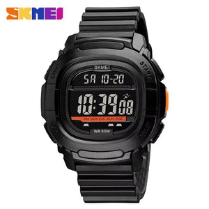 Skmei - 1657 - Sports 50M Waterproof Digital - Black/Black image 0