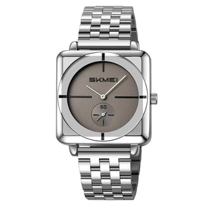 Skmei - 2413 - Minimal Elegant Square Design - Silver/Titanium image 0