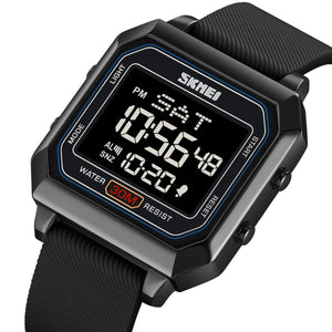 Skmei - 2150 - Digital Electronic Sports Watch - black/black image 1