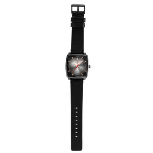 Skmei - 9316 - Elegant Square Analog Watch - black/silver image 3