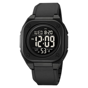 Skmei - 2160 - Smart Digital Functions Watch - black-black image 0