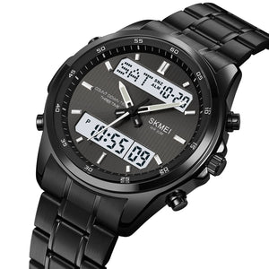 Skmei - 2049 - Multifunctional Waterproof Watch - Black/White image 1