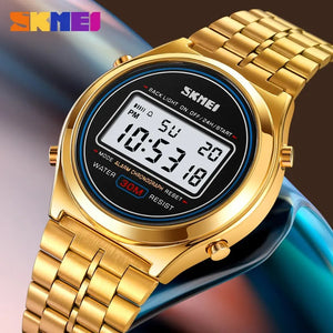 Skmei 2146 Luminous 50m Waterproof Mutifunctional - Gold image 1