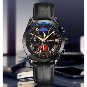 SKMEI - 9236 - Chronograph High Quality Watch - Black/Black image 0
