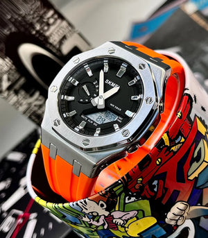 Skmei - 2243 - World time 50 Timezone- Orange image 4