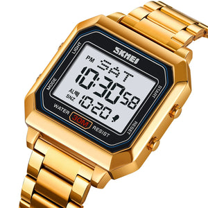 Skmei – 2149 – Metal Digital Watch – Gold image 0