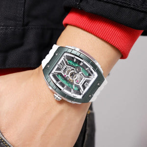 SKMEI - M033 - Phantom Automatic Skeleton Watch - white image 3