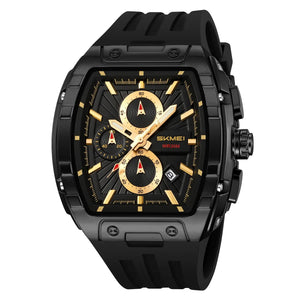 SKMEI - 2363 - High Quality Luxury Watch - Black/Gold image 1