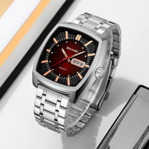 SKMEI - 9354 - Business Analog Quartz Watch - Red image 1