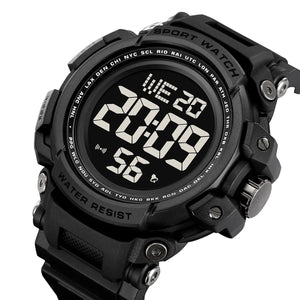 Skmei - 2422 - Digital Big Dial Shock Sports Watch - black image 1