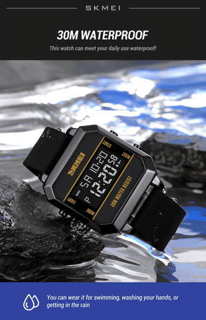Skmei - 1848 - Waterproof LED Luminous - Black image 2