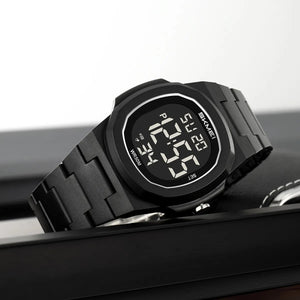 SKMEI 2428 Digital Casual Sports Watch - Black/black image 1