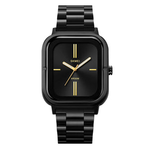 SKMEI - 2275 - 30m Waterproof Watch For Men - Black/Gold image 1