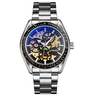SKMEI - 9194 - Automatic Skeleton Machine - silver image 0