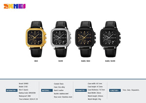 Skmei - 2182 - Simply Date Stopwatch - Gold image 4