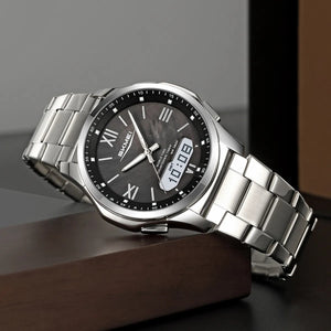 SKMEI 2459 Analog Digital World Time Sports Watch - silver/black image 1