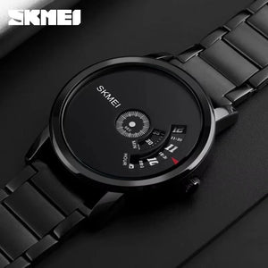 Skmei - 1260 - Waterproof Business Watch For Men - Black/Black-Steel image 1
