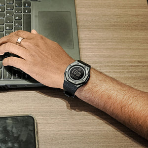 Skmei 2048 Digital Sports Watch - Black/black image 4