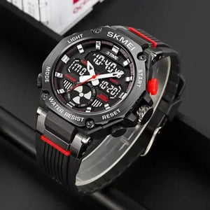 Skmei - 2223 - S-shock Sport Watch - Black/Silver image 2