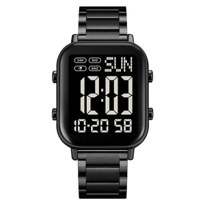 Skmei – 2259 – Digital Steel Watch – Black/Black image 0
