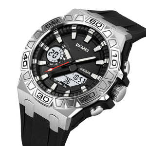 Skmei - 2276 - S-shock Sport Watch - Silver/White image 1