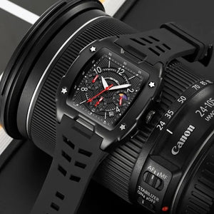 SKMEI - 9345 - Multifunctional Chronograph Quartz Watch - black image 3