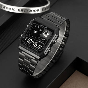 Skmei - 2353 - Digital World Electronic Watch - black/black image 1