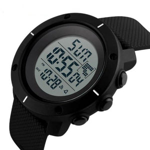 SKMEI - 1213 - Digital Multifunction Outdoor Sport Watch - black big size image 3