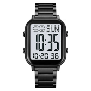 Skmei – 2259 – Digital Steel Watch – Black/White image 0