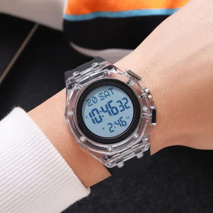 Skmei - 2481 - Heavy Duty Sports Digital Watch - white/black image 3