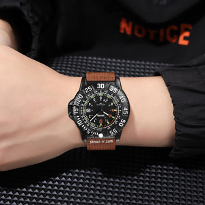 SKMEI - 9281 - High Quality Luxury Watch - Brown image 3