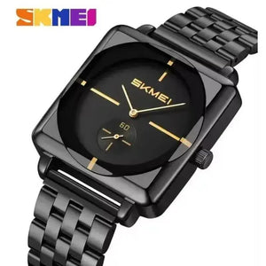 Skmei - 2413 - Minimal Elegant Square Design - Black/Black image 0