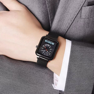 SKMEI - 2466 - Dual Display Time Quartz Watch - Black image 4
